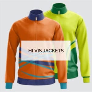 Printed Custom Hi Vis Jackets - Custom Made Uniforms