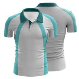 Sublimated Swimming Polo Shirt 002 - Custom Made Uniforms