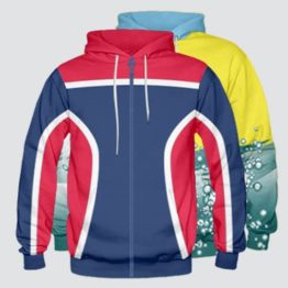 Zipper Front Hoodies